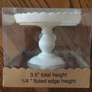 Mudpie🧁Single Cupcake Stand & Topper Set NIB